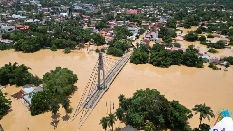 Récord en crecida del río Acre con 15,83 metros de inundación en Cobija