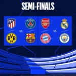 Choques estelares en cuartos de Champions: Real Madrid Vs. City y PSG Vs. Barcelona