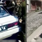 Robaron autopartes y chocaron con un poste mientras escapaban de la Policía