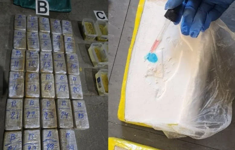 FELCN secuestra más de 150 kilos de droga y aprehende a dos hombres y una mujer
