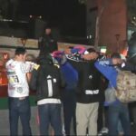 ¡Tenían cuchillos! Más de 40 supuestos hinchas de Millonarios son detenidos en La Paz