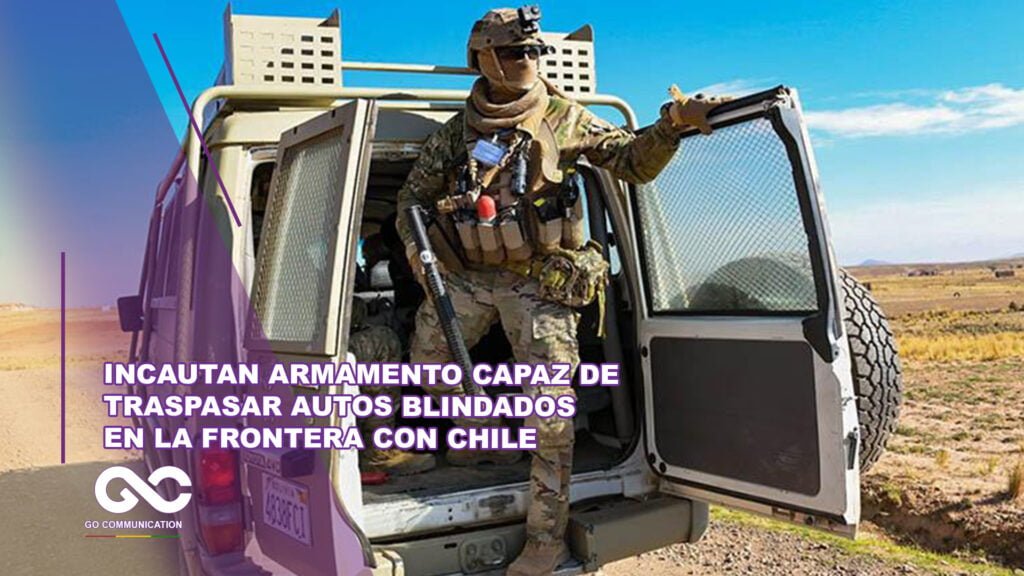 Incautan armamento capaz de traspasar autos blindados en la frontera con Chile