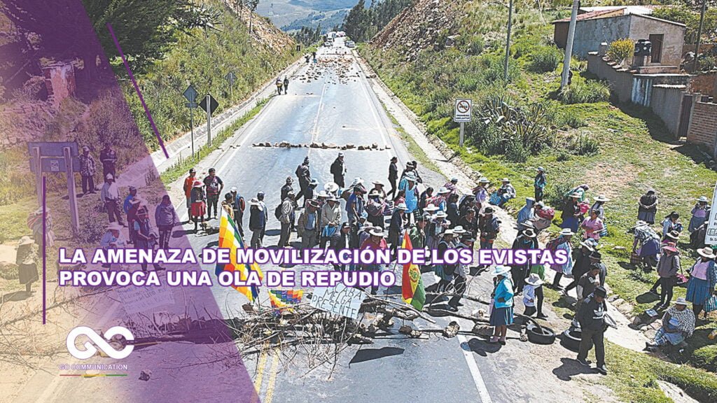 La amenaza de movilización de los evistas provoca una ola de repudio