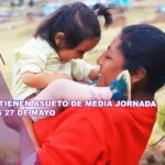 Madres tienen asueto de media jornada el lunes 27 de mayo