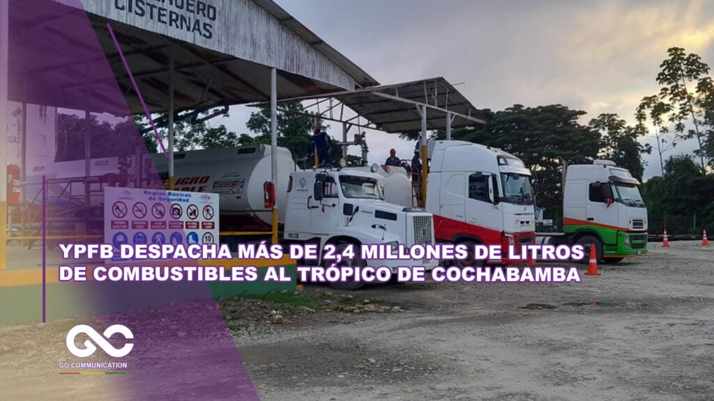 YPFB despacha más de 2,4 millones de litros de combustibles al Trópico de Cochabamba