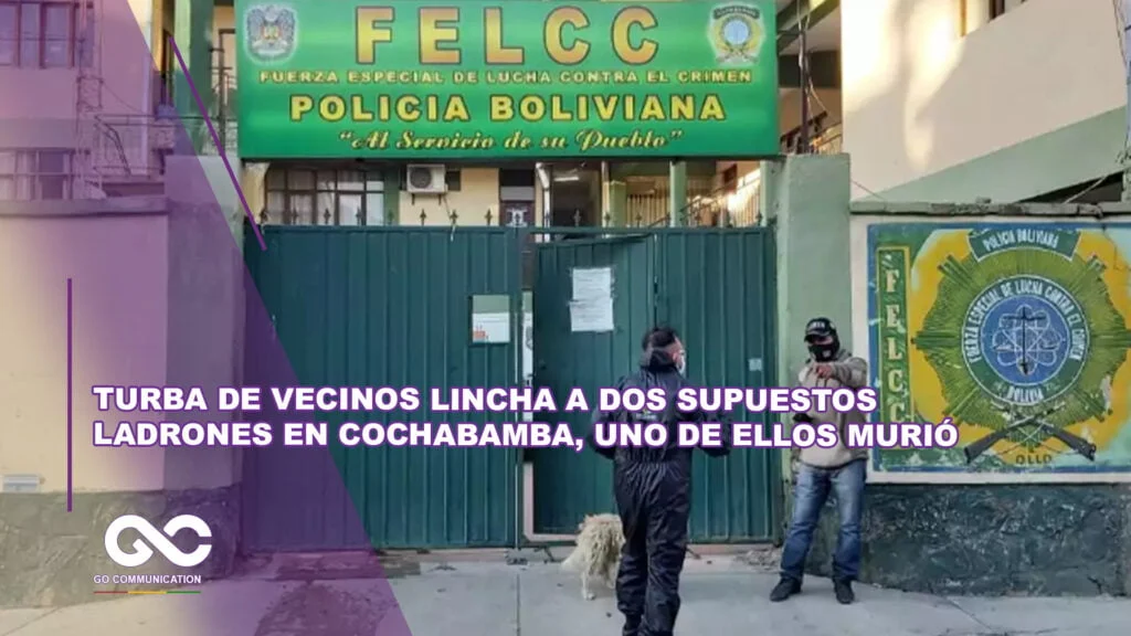 Turba de vecinos lincha a dos supuestos ladrones en Cochabamba, uno de ellos murió