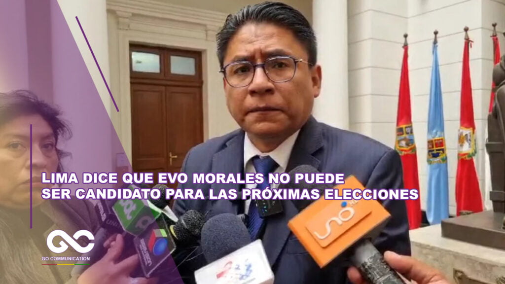 Lima dice que Evo Morales no puede ser candidato para las próximas elecciones