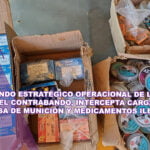 El comando estratégico opercional de Lucha Contra el Contrabando, intercepta carga peligrosa de munición y medicamentos ilegales