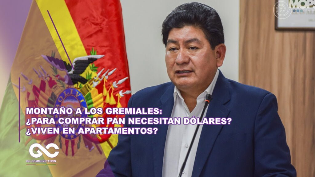 Montaño a los gremiales: ¿para comprar pan necesitan dólares? ¿viven en apartamentos?