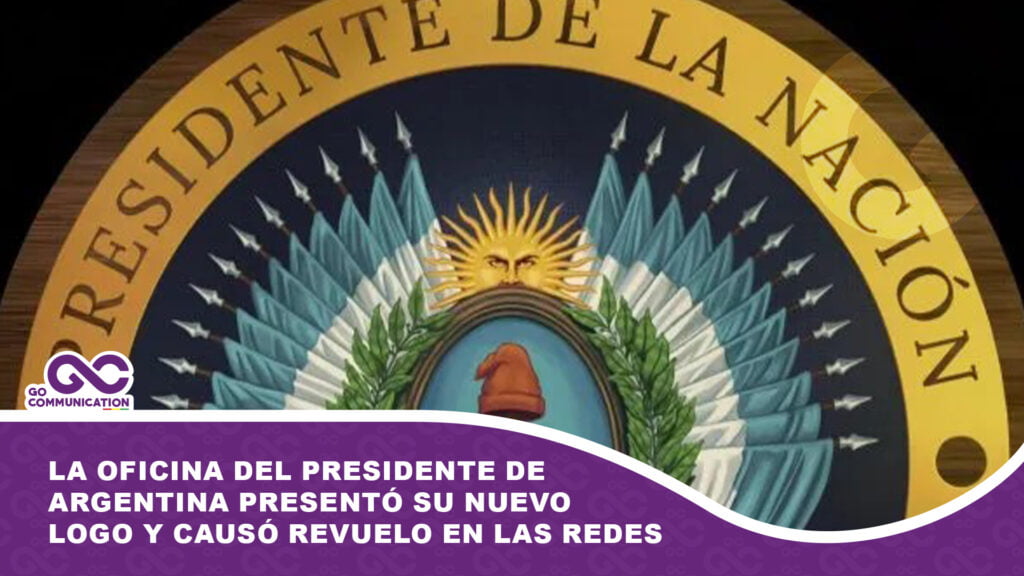 La oficina del presidente de Argentina presentó su nuevo logo y causó revuelo en las redes