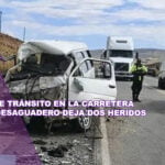 Hecho de tránsito en la carretera La Paz- Desaguadero deja dos heridos