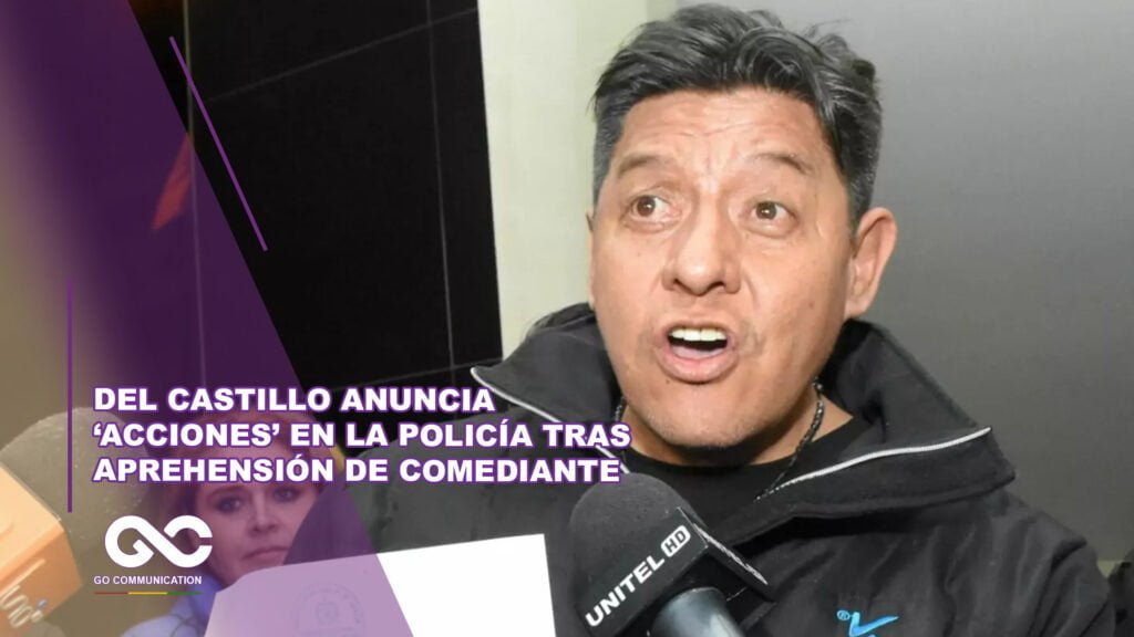 Del Castillo anuncia ‘acciones’ en la Policía tras aprehensión de comediante