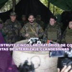 FELCN destruye cinco laboratorios de cocaína y dos pistas de aterrizaje clandestinas