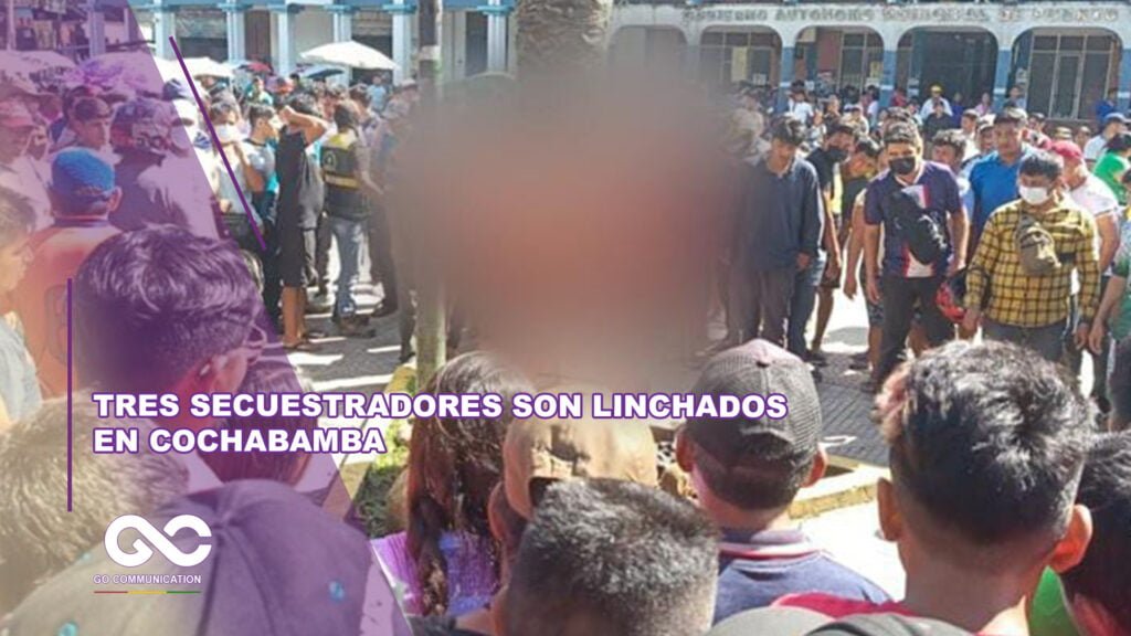 Tres secuestradores son linchados en Cochabamba