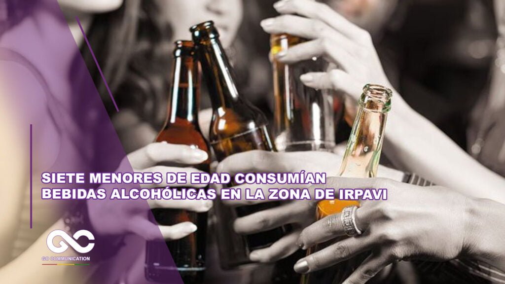 Siete menores de edad consumían bebidas alcohólicas en la zona de Irpavi