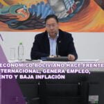 Modelo económico boliviano hace frente a la crisis internacional, genera empleo, crecimiento y baja inflación