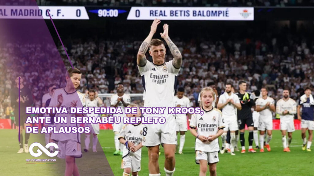 Emotiva despedida de Tony Kroos, ante un Bernabéu repleto de aplausos