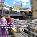 El viaducto de la calle Potosí será cerrado en las noches para reducir la inseguridad