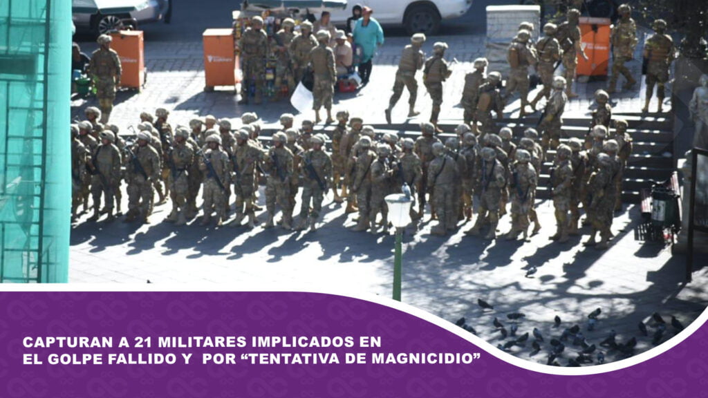 Capturan a 21 militares implicados en el golpe fallido y no descartan ampliar denuncia por “tentativa de magnicidio”