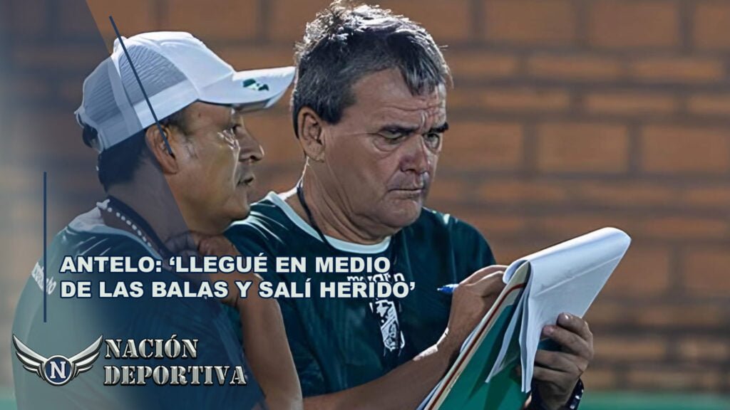 Antelo: ‘Llegué en medio de las balas y salí herido’