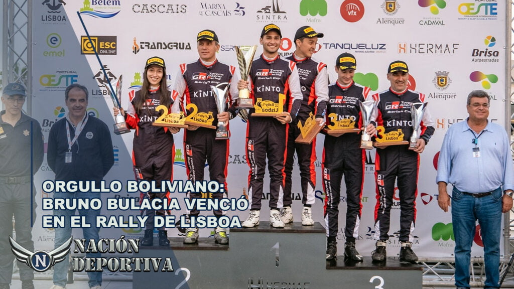 Orgullo boliviano: Bruno Bulacia venció en el Rally de Lisboa