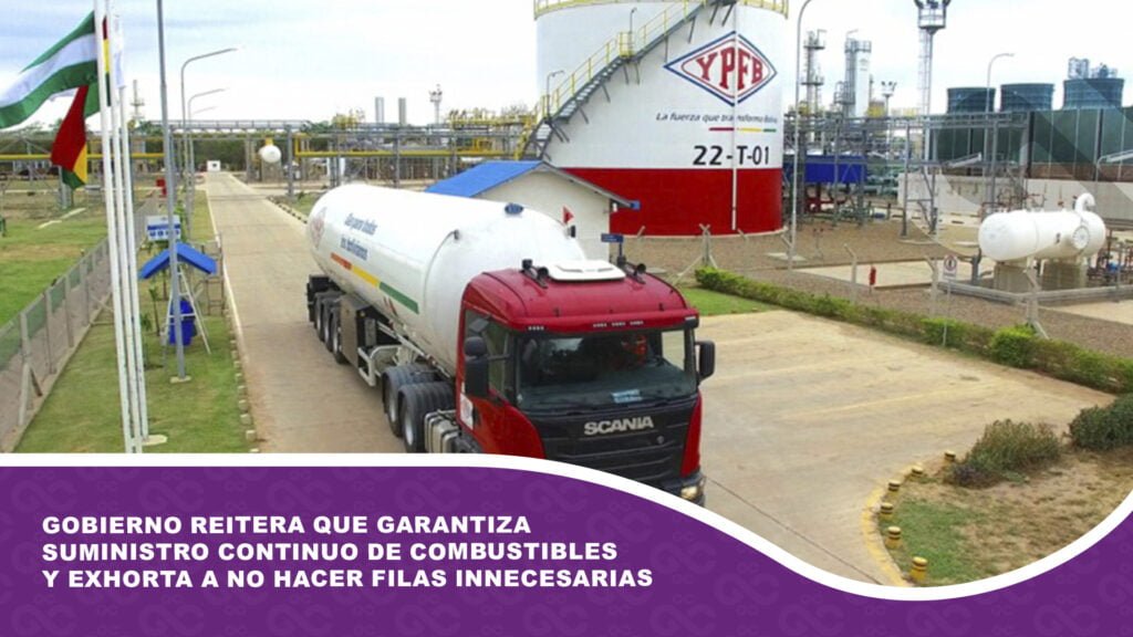Gobierno reitera que garantiza suministro continuo de combustibles y exhorta a no hacer filas innecesarias