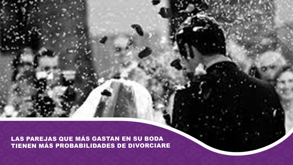 Las parejas que más gastan en su boda tienen más probabilidades de divorciare