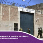 Hombre es condenado a 30 años de cárcel por feminicidio en Cochabamba