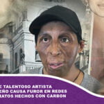 PEDRO QUISPE TALENTOSO ARTISTA CHUQUISAQUEÑO CAUSA FUROR EN REDES POR SUS RETRATOS HECHOS CON CARBON