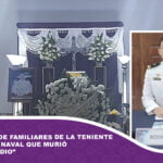 Indignación de familiares de la teniente de la Fuerza Naval que murió por “Feminicidio”