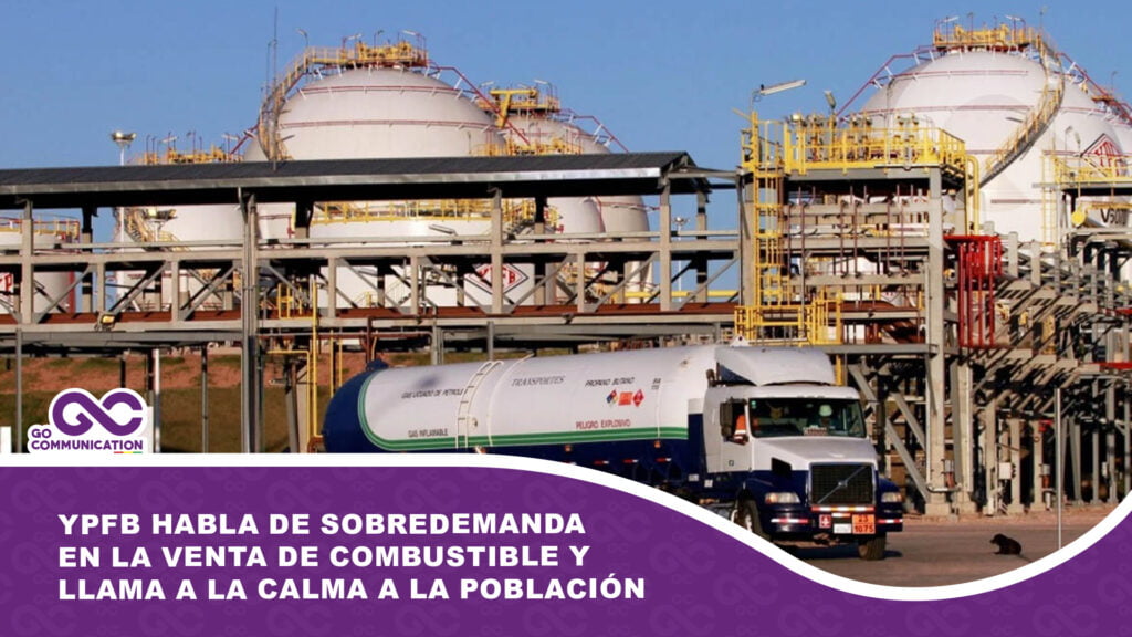 YPFB habla de sobredemanda en la venta de combustible y llama a la calma a la población