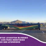 Transportistas levantan bloqueo y advierten con paro indefinido en caso de no ser atendidos