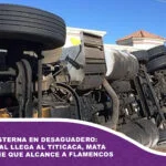 Vuelco de cisterna en Desaguadero: aceite vegetal llega al Titicaca, mata aves y se teme que alcance a flamencos