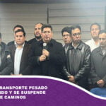 Gobierno y transporte pesado firman acuerdo y se suspende el bloqueo de caminos