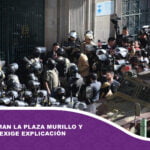 Militares toman la plaza Murillo y Del Castillo exige explicación