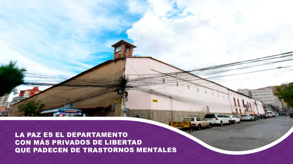 La Paz es el departamento con más privados de libertad que padecen de trastornos mentales