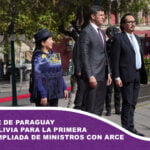 Presidente de Paraguay llega a Bolivia para la primera reunión ampliada de ministros con Arce