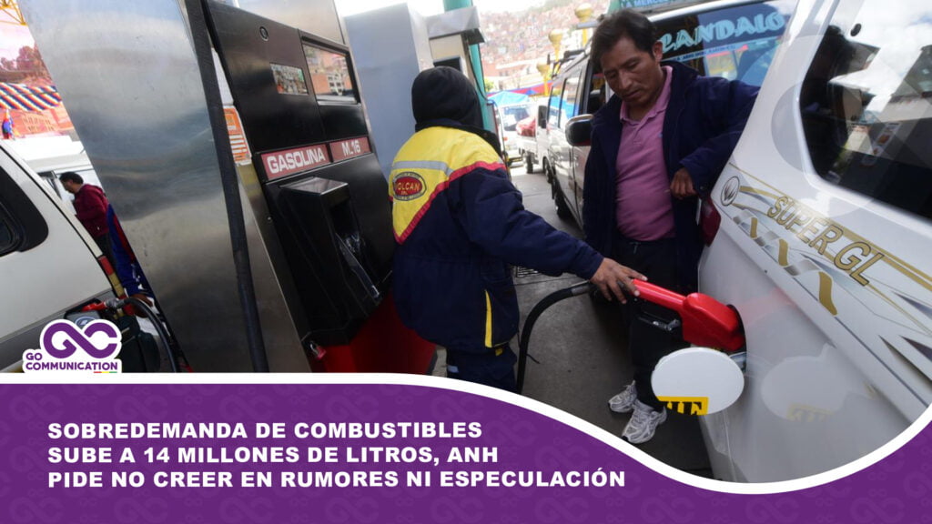 Sobredemanda de combustibles sube a 14 millones de litros, ANH pide no creer en rumores ni especulación