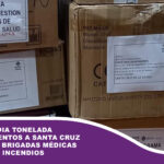 Envío de media tonelada de medicamentos a Santa Cruz para apoyar brigadas médicas en zonas de incendios