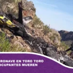 Cae una aeronave y mueren sus dos ocupantes en Toro Toro