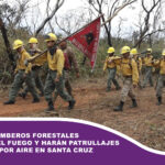 Más de 440 bomberos forestales combatirán el fuego y harán patrullajes por tierra y por aire en Santa Cruz