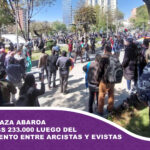 Daños en plaza Abaroa suman los Bs 233.000 luego del enfrentamiento entre arcistas y evistas