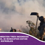 Bomberos combaten tres incendios en Santa Cruz, 46 municipios están en riesgo de sufrirlos