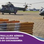 Alistan patrullajes aéreos para prevenir incendios forestales en Cochabamba