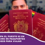 Bolivia ocupa el puesto 62 en nuevo ranking de pasaportes más poderosos para viajar