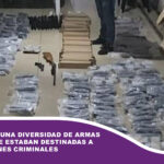 Secuestran “una diversidad de armas de fuego” que estaban destinadas a organizaciones criminales