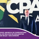 Branko Marinkovic anuncia su candidatura a la Presidencia de Bolivia en encuentro donde participan Milei y Bolsonaro