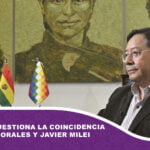 Luis Arce cuestiona la coincidencia entre Evo Morales y Javier Milei