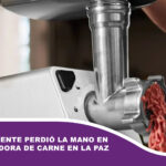 Una adolescente perdió la mano en una trituradora de carne en La Paz