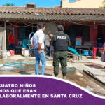 Rescatan a cuatro niños cochabambinos que eran explotados laboralmente en Santa Cruz